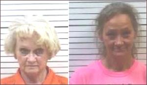 Loretta Huskins and Rose Cathey