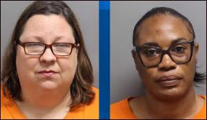 Angela Peterson and Sherika Myles