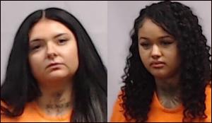 Haley Russell and Nalaysia Watkins